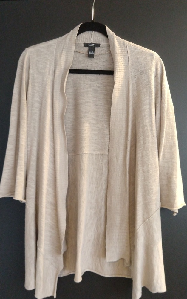 Alfani Petite Drape Front Cardigan